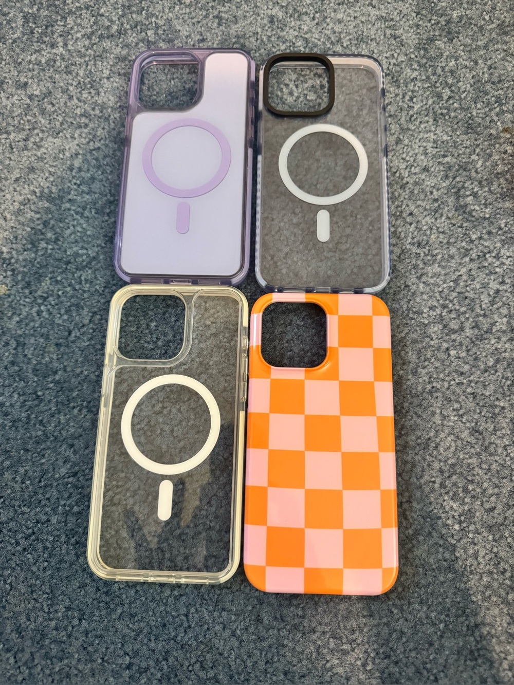 iPhone 15 pro max set of 4 cases